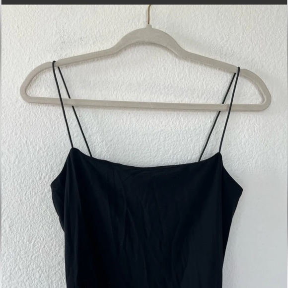 New! Reformation Pavia Knit Black Dress with Front Slit 🖤 XS - Picture 11 of 11